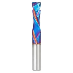 10m Dia m x 32mm CNC Solid Carbide Spektra Extreme Tool Life Coated Compression Spiral Bit, 2 Flute, 10mm Shank