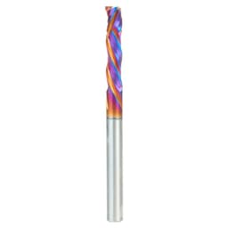6mm x 28mm CNC Solid Carbide Spektra Extreme Tool Life Coated Compression Spiral Bit, 3-Flute, 6mm Shank