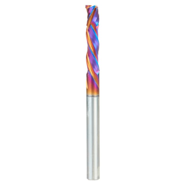 6mm x 28mm CNC Solid Carbide Spektra Extreme Tool Life Coated Compression Spiral Bit, 3-Flute, 6mm Shank