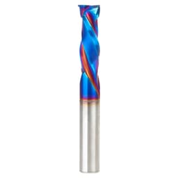 8mm Dia x 25mm CNC Solid Carbide Spektra Extreme Tool Life Coated Mortise Compression Spiral Bit, 2 Flute, 8mm Shank