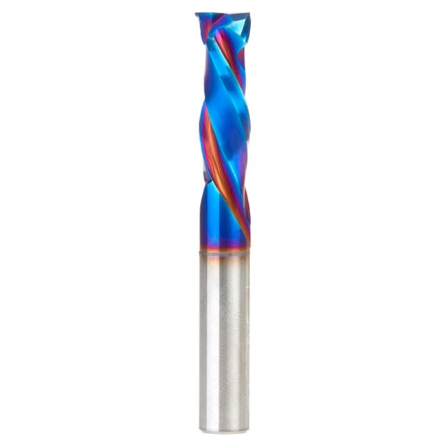 8mm Dia x 25mm CNC Solid Carbide Spektra Extreme Tool Life Coated Mortise Compression Spiral Bit, 2 Flute, 8mm Shank