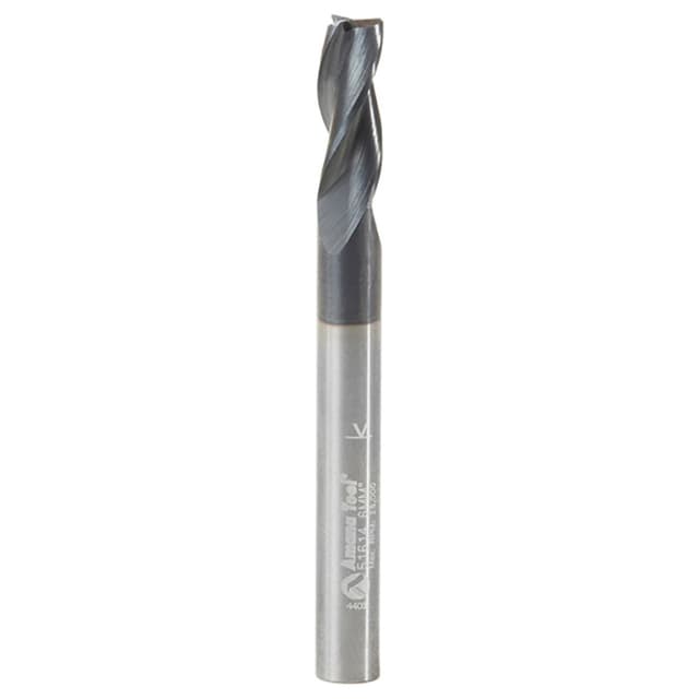 6mm Dia x 16mm CNC Metric Solid Carbide Spiral for Steel/Stainless Steel with AlTiN Coating 3-Flute, 6mm Shank, 60mm Long Up-Cut Router Bit, /45º Corner Chamfer End Mill