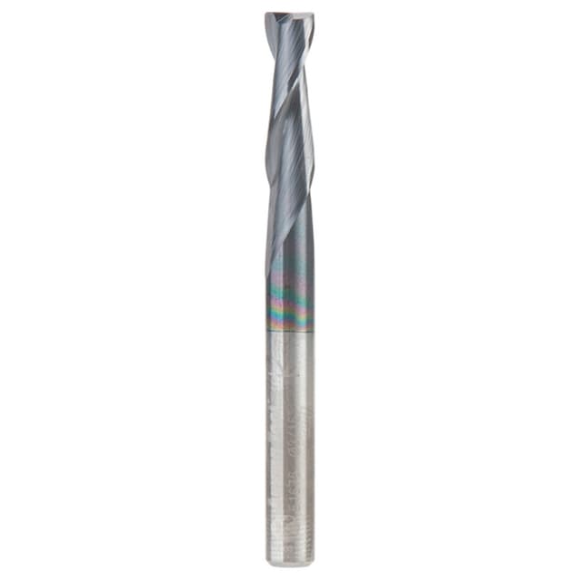 3/16" Dia x 5/8" CNC Solid Carbide Up-Cut Spiral Router Bit for Steel/Stainless Steel with AlTiN Coating 2-Flute, 3/16" Shank