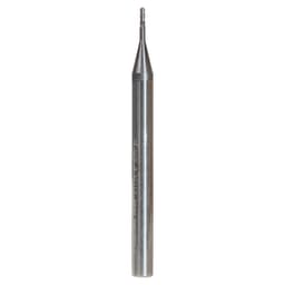 0.030" AlTiN Coated CNC Steel Ball End Mini Mill Bit, 4-Flute