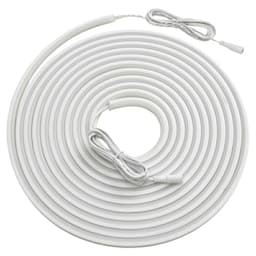 24V LED 3W Side-Emitting Warm White Neoloop Flexible Silicone Lighting, 26.25' Roll, White