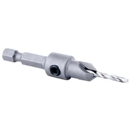 55273 3/8" Carbide Tipped Replacement Countersink Bit with Slow Spiral M2 Drill, #6 Screw