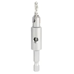 3/8" Carbide Tipped Replacement Countersink Bit with Slow Spiral M2 Drill, #8 Screw