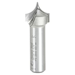 3/4" Dia x 5/8 Carbide Tipped Point Cutting Roundover 3/8" Radius Router Bit, 1/2" Shank