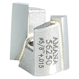 5/8" + 0.015 Dia x 9/16" Carbide Tipped Mortising Bit, Screw Down Shear Cutter, 1/4" - 28 Thread