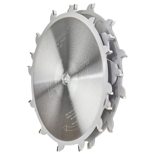 8" Dia x 12 Teeth Dado Set with Three 2-Wing Chippers