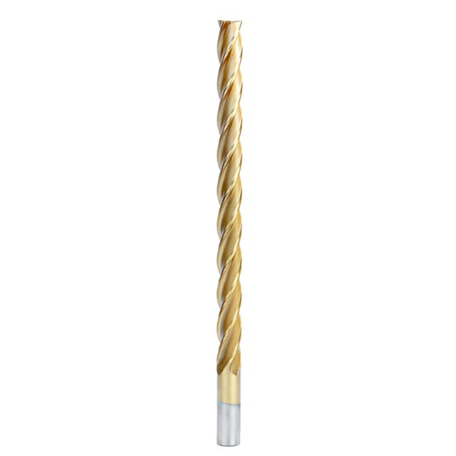 3/4" Dia x 12-1/2" Foam Cutting End Mill Extended Reach TiN Coated Spiral Up-Cut Router Bit, 4-Flute, 3/4" Shank