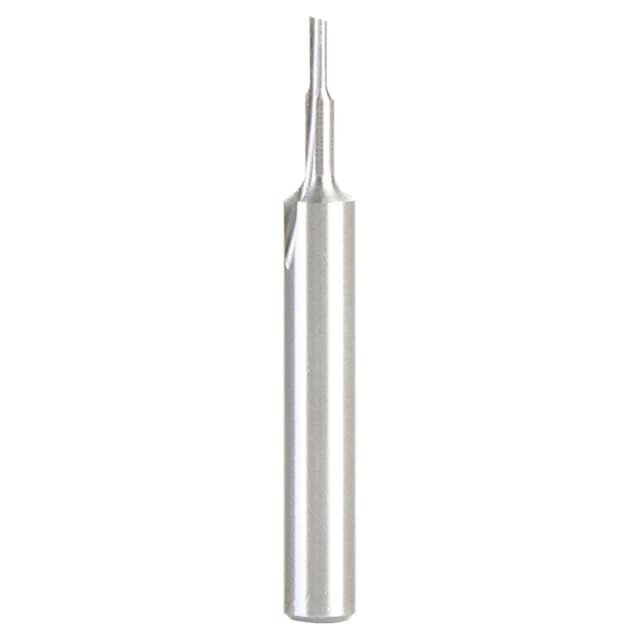 1/16" x 3/16" HSS Single 'O' Flute, Straight Plastic Cutting Router Bit, 1-Flute, 1/4" Shank