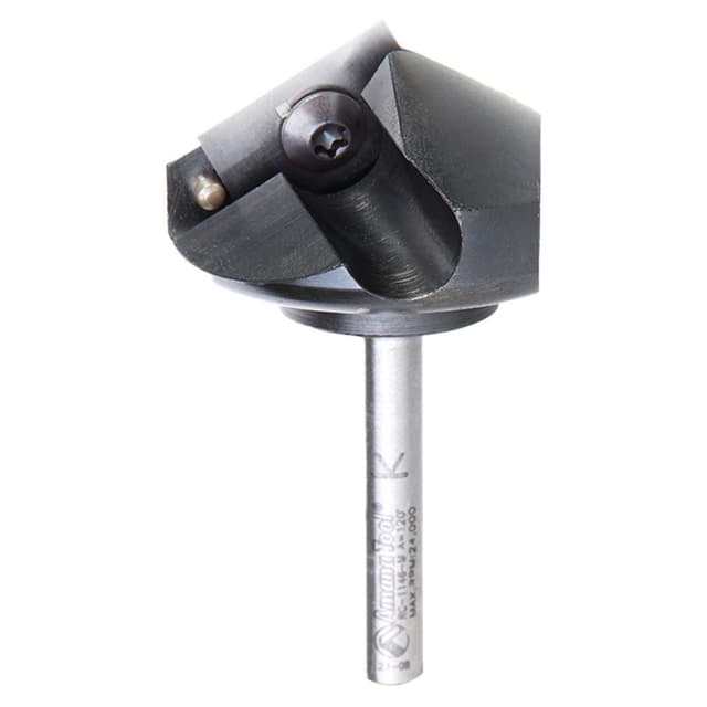 Insert V-Groove 120° x 35mm Dia x 10mm x 6mm Shank CNC Router Bit