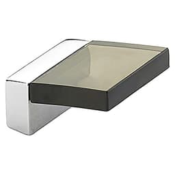 16mm Positano Cabinet Pull, Polished Chrome/Smoke