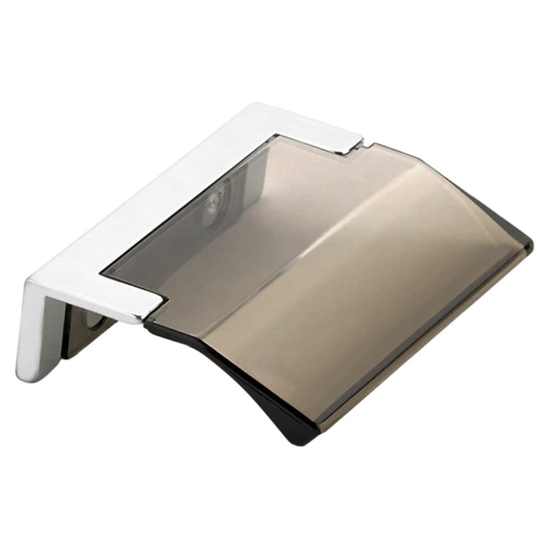 32mm Positano Edge Pull, Polished Chrome/Smoke