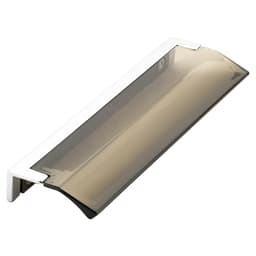 5-1/16" Positano Edge Pull, Polished Chrome/Smoke