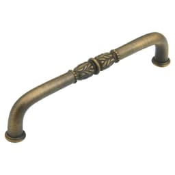 6" Meridian Cabinet Pull, Antique Light Polish