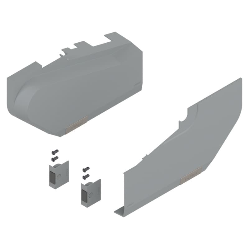 Aventos HS Large Cover Cap Set for Servo-Drive, Light Gray