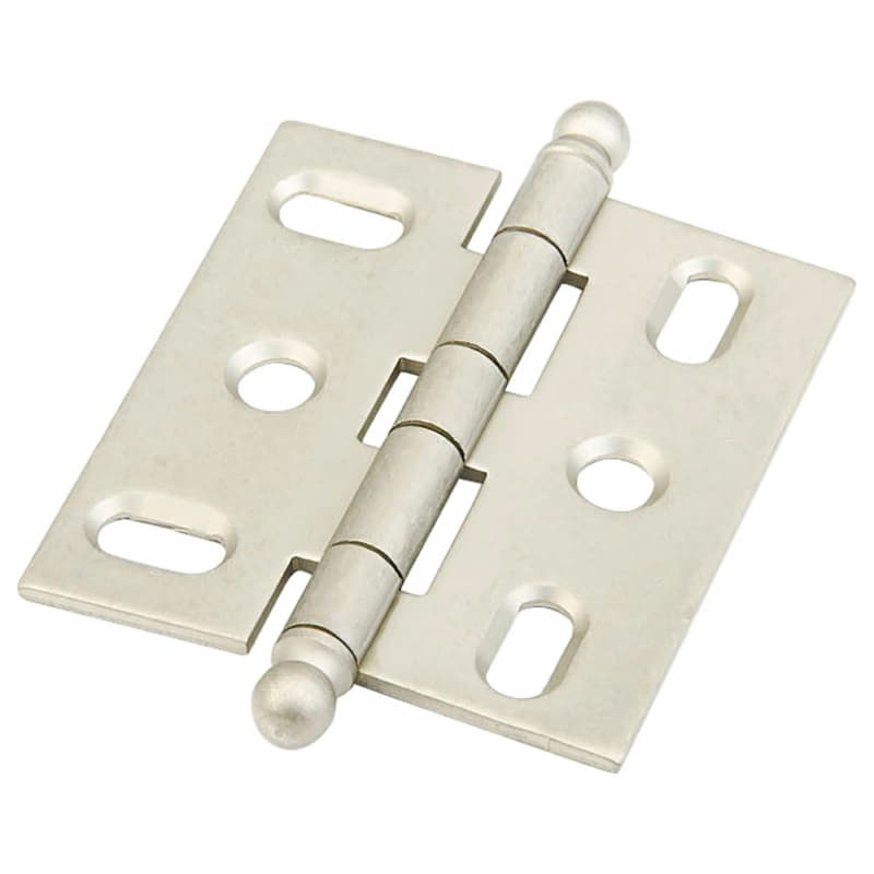 2-5/8" Non-Mortise Ball Tip Hinge, Distressed Nickel
