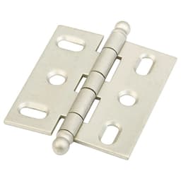 2-5/8" Non-Mortise Ball Tip Hinge, Distressed Nickel
