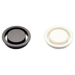 APM-4045 1-3/4" Round Plastic Air Ventilator, White