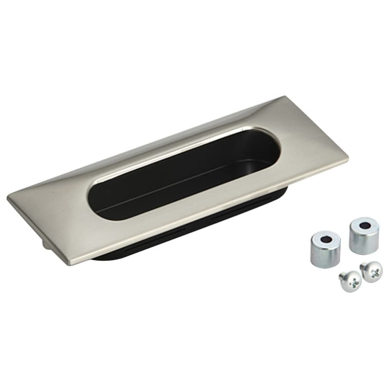 4-9/16" Flush Pull, Satin Nickel