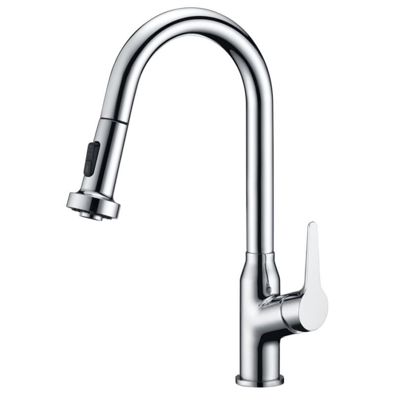 Scottsdale Single-Handle Pull-Down Kitchen Faucet with Dual-Function Sprayer, Chrome