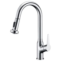 Scottsdale Single-Handle Pull-Down Kitchen Faucet with Dual-Function Sprayer, Chrome