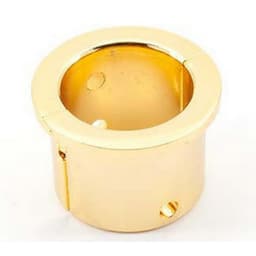 1-1/16" Split Cable Grommet, Gold Plating
