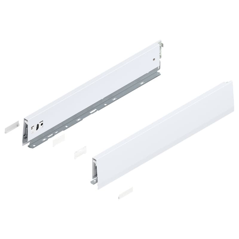 Merivobox Drawer Profile M-Height 91mm, Silk White Matte, 500mm