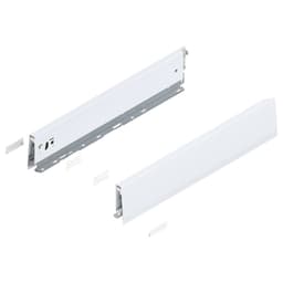 Merivobox Drawer Profile M-Height 91mm, Silk White Matte, 450mm