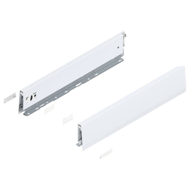 Blum MERIVOBOX Drawer Profiles, Silk White Matte