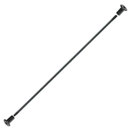 20" Wide Step Support Kit for Library Ladders, Black Finish Finish