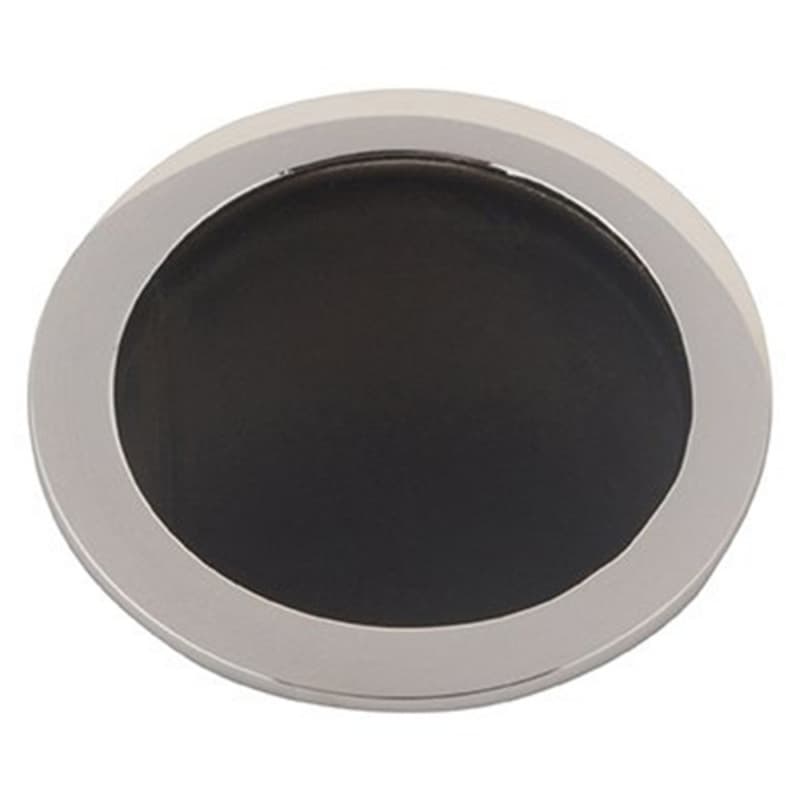 Round Small Curling Iron Holder, Polished Chrome