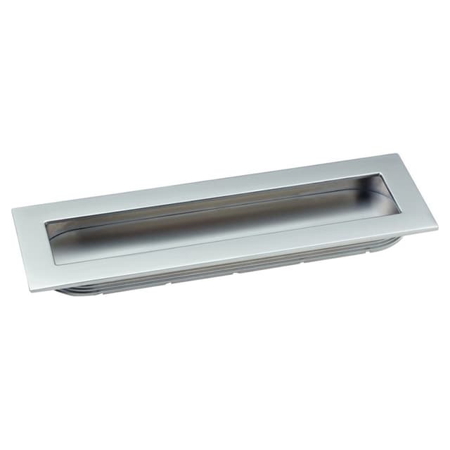 5-29/32" Elongated Frame Drawer Pull, Matte Chrome