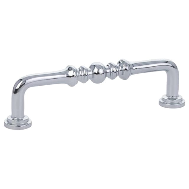 3" Spindle Cabinet Pull, Unlacquered Brass