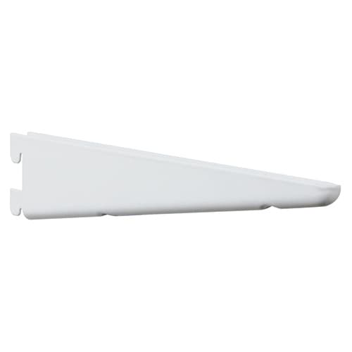 12.5" KV182 Heavy-Duty Shelf Bracket, White Finish
