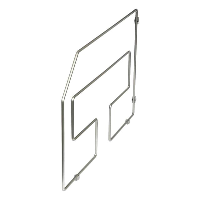 15/16" Tray Divider for 12" Height, 1 Divider, Frosted Nickel