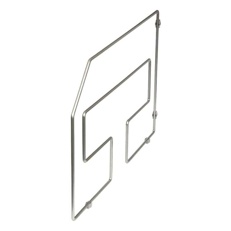 15/16" Tray Divider for 18" Height, 1 Divider, Frosted Nickel