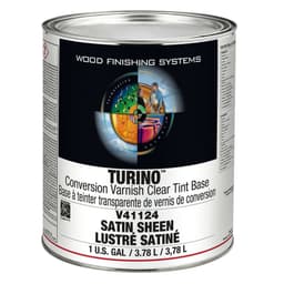 Turino Clear Conversion Varnish, Dull, 1 Gallon