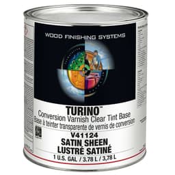 Turino Clear Conversion Varnish, Satin, 1 Gallon
