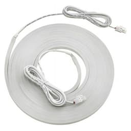 12V LED 3W Side-Emitting Warm White Neoloop Flexible Silicone Lighting, 16.4' Roll, White