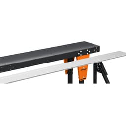 TigerStop TGTABNR10 10° Tilted Brackets Solid Material Handling Table 12' L x 14-11/25" W
