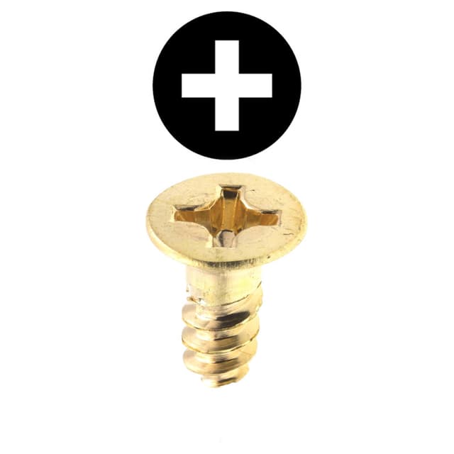 Youngdale Manufacturing Corporation #6 Pan Head Phillips Drive Type 17 Auger Point Hinge and Drawer Slide Installation Screw