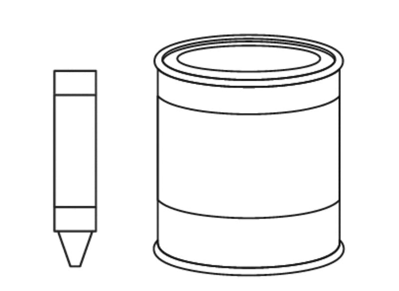 DWHITE TOUCH-UP KIT, DWTOUCHKIT