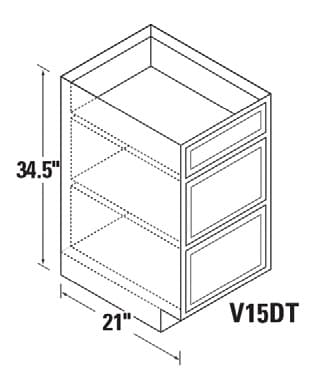 BATHROOM VANITY CABINET GRAY, WCV15DT