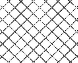 Kent Design Decorative Wire Grille, 1218C Series, Black, 48" x 72"