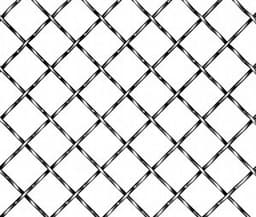 Kent Design Decorative Wire Grille, 5815C Series, Black, 36" x 48"