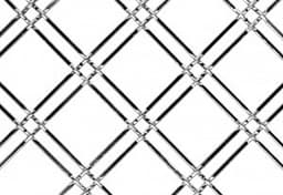 114 1/4 F Decorative Wire Grille, Satin Nickel