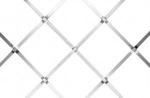 Kent Design Decorative Wire Grille, DS-686P Designer Series, Bronze, 48" x 72"